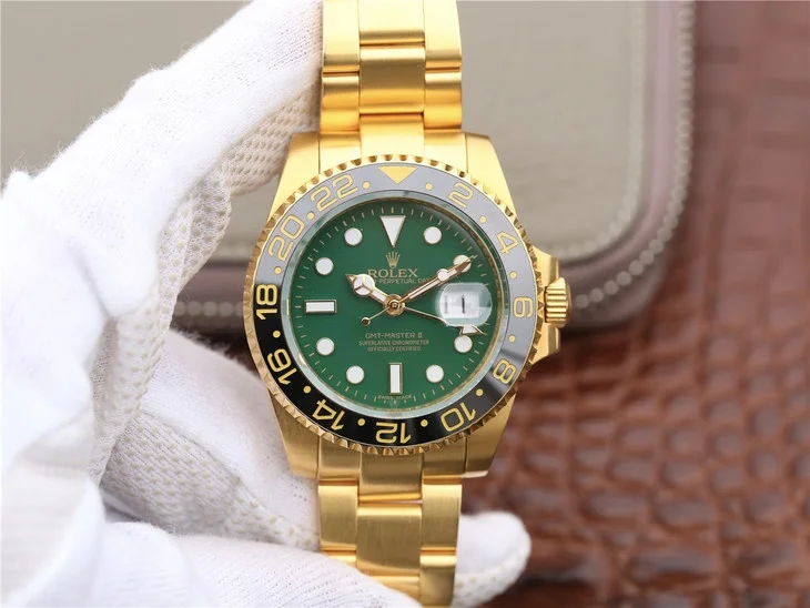 Rolex GMT-Master II 116718LN  18K Gold Wrapped -1:1 Superclone